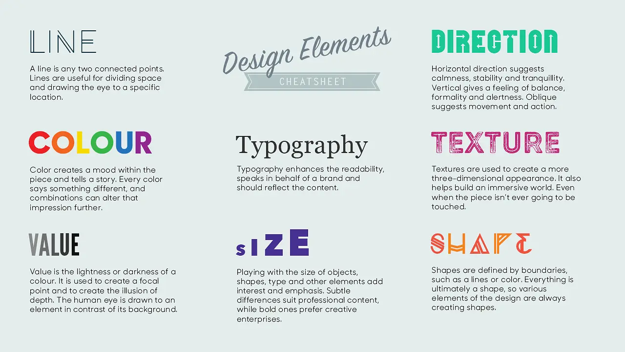 Lines in Design Elements